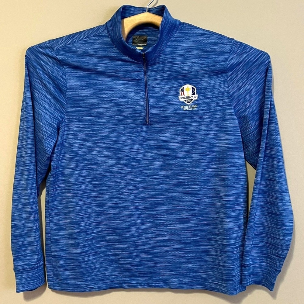 Greg Norman Ryder Cup 2020 Whistling Straits 1/4 Zip Pullover Medium Golfcore